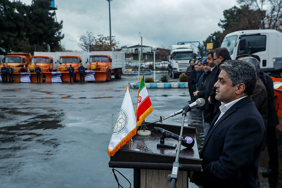 مانور عملیات زمستانی شهرداری مشهد‎