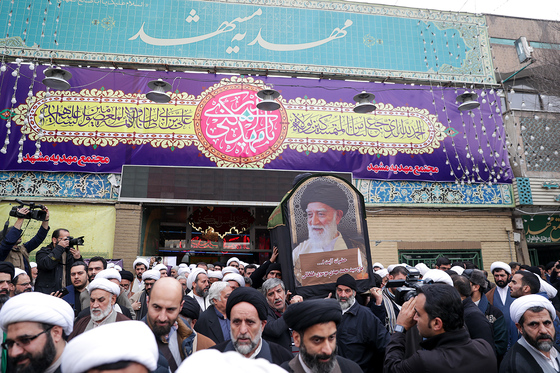 تشییع پیکر سید محمد مهدی موسوی خلخالی
