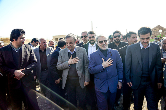 افتتاح واحدهای مسکونی بازسازی شده پس از سیل با حضور معاون رییس جمهور