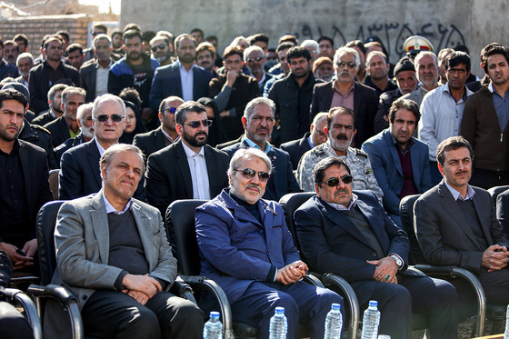 افتتاح واحدهای مسکونی بازسازی شده پس از سیل با حضور معاون رییس جمهور