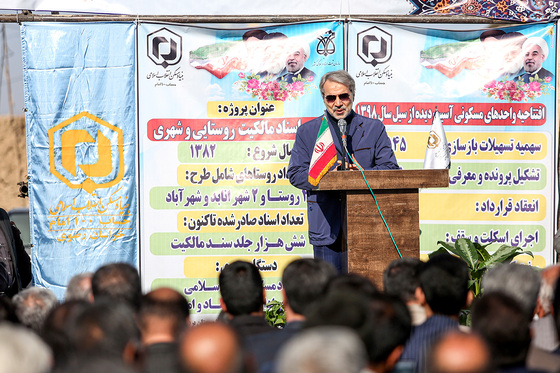 افتتاح واحدهای مسکونی بازسازی شده پس از سیل با حضور معاون رییس جمهور