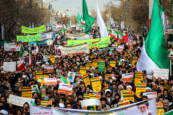 راهپیمایی 9 دی در مشهد