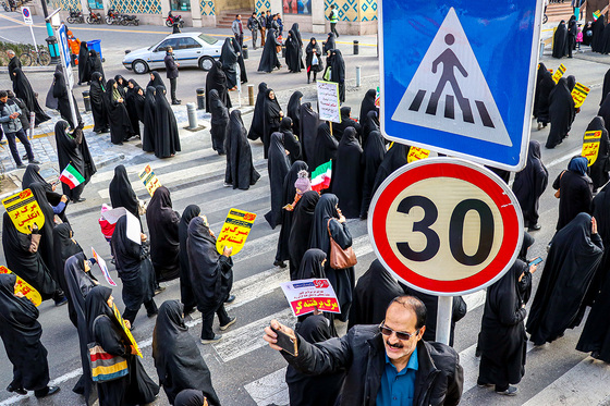 راهپیمایی 9 دی در مشهد