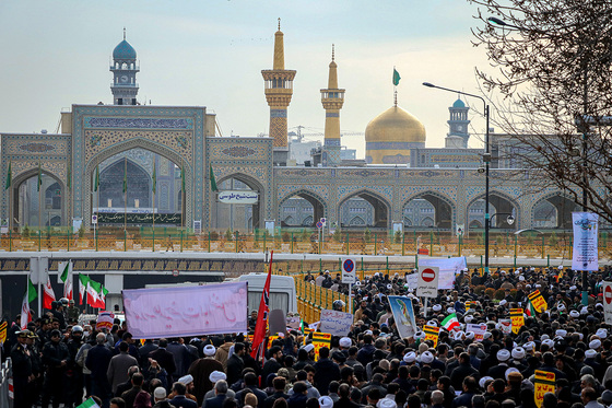 راهپیمایی 9 دی در مشهد