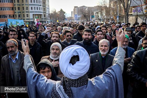 راهپیمایی مردم مشهد در محکومیت ترور سردار شهید حاج قاسم سلیمانی