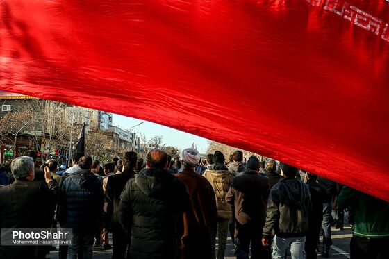 راهپیمایی مردم مشهد در محکومیت ترور سردار شهید حاج قاسم سلیمانی