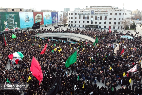 راهپیمایی مردم مشهد در محکومیت ترور سردار شهید حاج قاسم سلیمانی 2