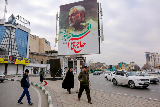 فضاسازی شهرداری مشهد همزمان با شهادت «سپهبد حاج قاسم سلیمانی»