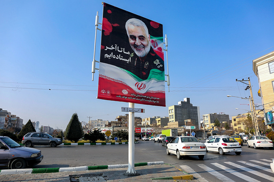 فضاسازی شهرداری مشهد همزمان با شهادت «سپهبد حاج قاسم سلیمانی»