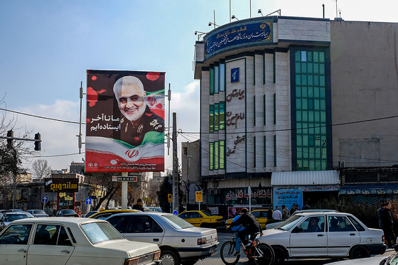 فضاسازی شهرداری مشهد همزمان با شهادت «سپهبد حاج قاسم سلیمانی»