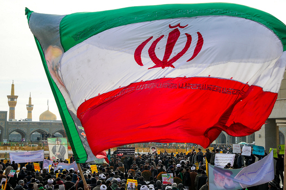 راهپیمایی حمایت از جبهه مقاومت در مشهد