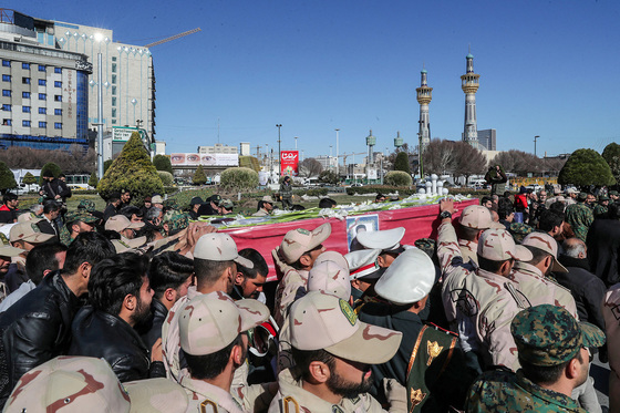 تشییع شهید مرزبانی در مشهد