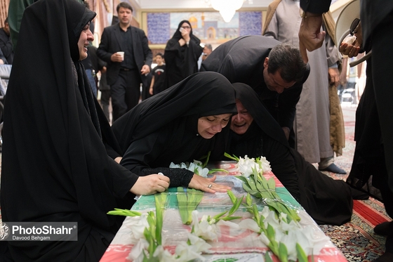 تصاویر منتخب فوتوشهر در سال 98/ تشییع پیکر جانباز شهید هادی کاظم نژاد 30-5-98