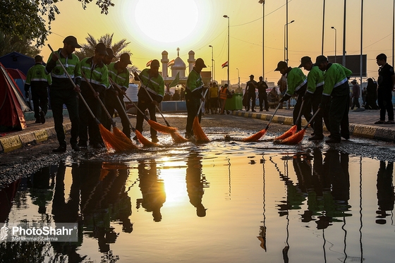 تصاویر منتخب فوتوشهر در سال 98 / آغاز به کار ۶۰۰ پاکبان کاروان خدام‌الحسین(ع) 20-7-98