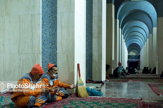 مراسم احیاء شب 19 رمضان در خیابان های مشهد