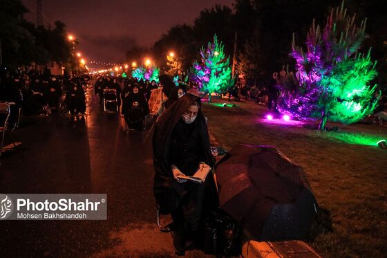 مراسم احیاء شب 19 رمضان در خیابان های مشهد