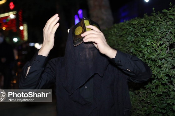 مراسم احیاء شب ۲۱ رمضان در خیابان های شهر