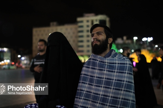 مراسم احیاء شب ۲۱ رمضان در خیابان های شهر