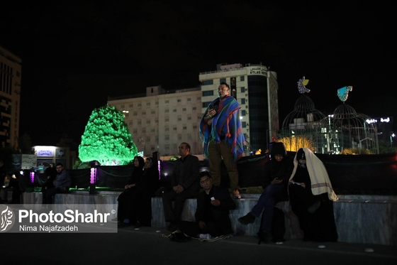 مراسم احیاء شب ۲۱ رمضان در خیابان های شهر
