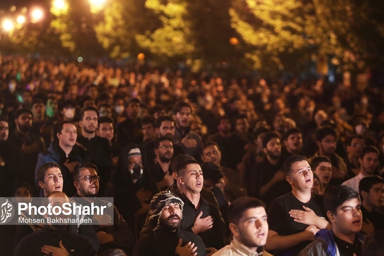 مراسم احیاء شب ۲۱ رمضان در خیابان های شهر