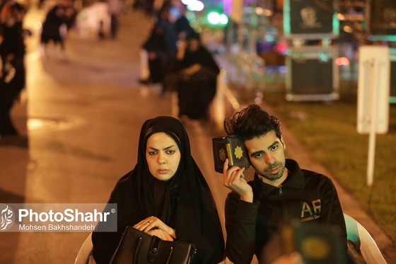 مراسم احیاء شب ۲۱ رمضان در خیابان های شهر
