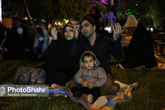 مراسم احیاء شب ۲۱ رمضان در خیابان های شهر