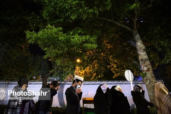 مراسم احیاء شب ۲۱ رمضان در خیابان های شهر