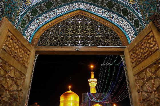 آیین شکرانه خدمت به مناسبت بازگشایی حرم مطهر رضوی