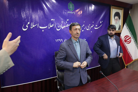 نشست خبری رئیس بنیاد مستضعفان انقلاب اسلامی‎