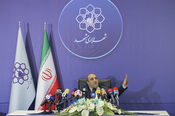 چهارمین نشست خبری محمدرضا کلائی شهردار مشهد