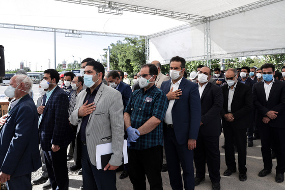 ادامه عملیات حفاری خط ۳ قطار شهری مشهد