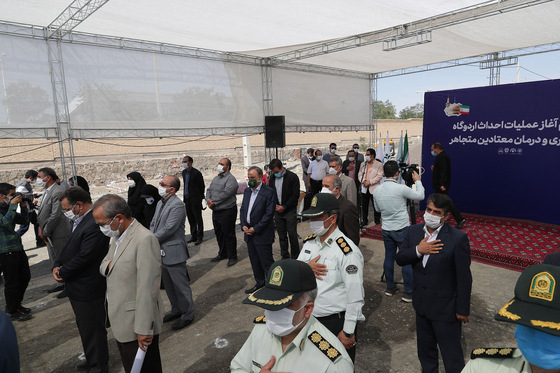 آغاز عملیات احداث اردوگاه نگهداری و درمان معتادان متجاهر در مشهد