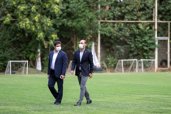 معارفه سهراب بختیاری زاده سرمربی جدید تیم فوتبال شهرخودرو 