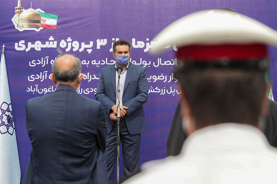 مراسم بهره‌برداری از سه پروژه شهری در مشهد