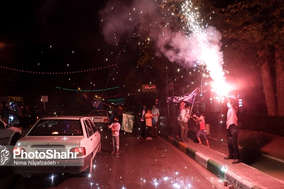 حال و هوای شهر مشهد در شب عید غدیر خم