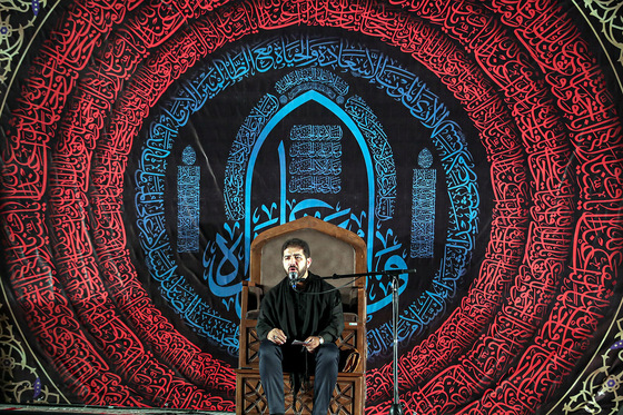 عزاداری شب دوم محرم در کوه پارک مشهد