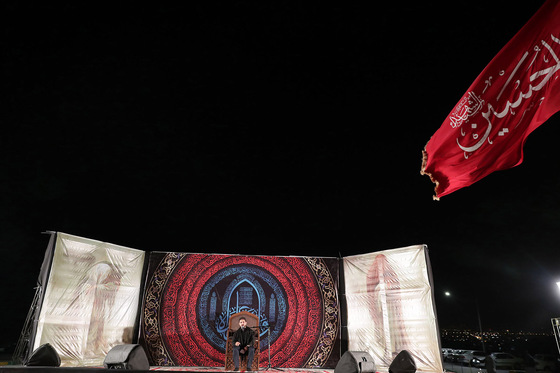 عزاداری شب دوم محرم در کوه پارک مشهد
