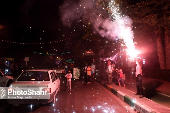 حال و هوای شهر مشهد در شب عید غدیر خم
