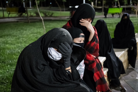 عزاداری شب هفتم محرم در محله بلوار توس