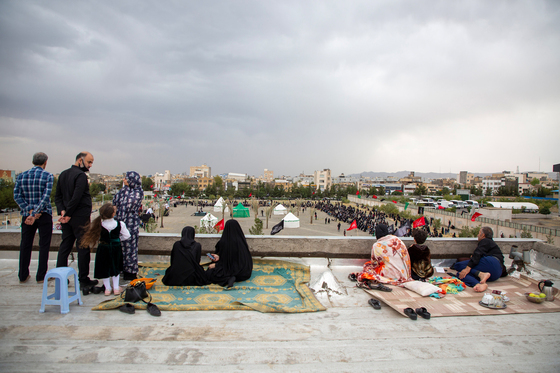 خیمه سوزان عصر عاشورا در قاسم آباد