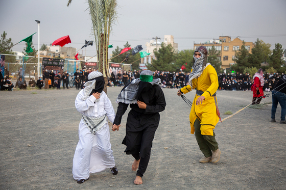 خیمه سوزان عصر عاشورا در قاسم آباد