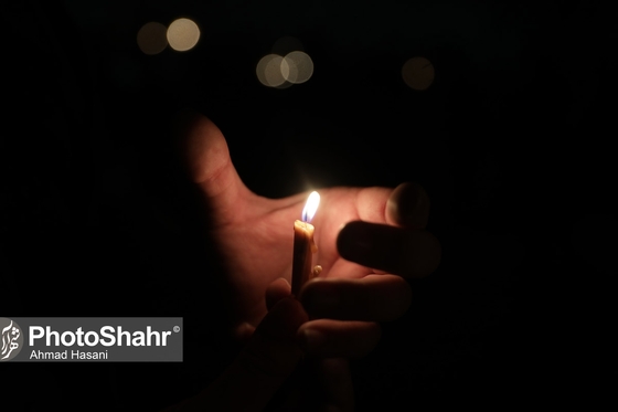 برگزاری آئین شام غریبان حسینی در مشهد