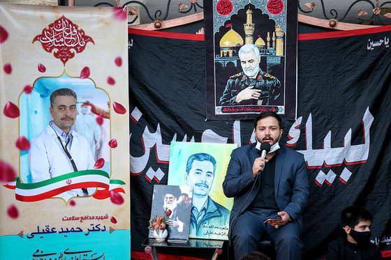 برپایی مجالس روضه مقابل منازل خانواده شهدا