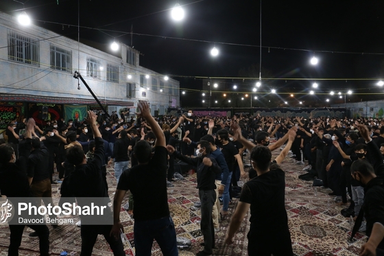 عزاداری شب تاسوعا در منطقه گلشهر