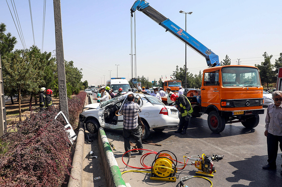 سانحه شدید رانندگی در بزرگراه شهید سلیمانی