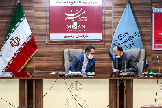 نشست خبری سرپرست دادسرای ناحیه ٦ مشهد