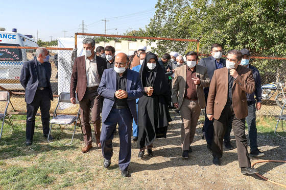 بازدید جمعی از اعضای فراکسیون محرومیت‌زدایی مجلس از طرح استعدادیابی بازیکن فوتبال از مناطق حاشیه شهر