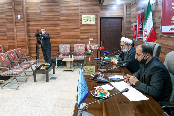 نشست خبری رییس محاکم عمومی و انقلاب مشهد‎ 