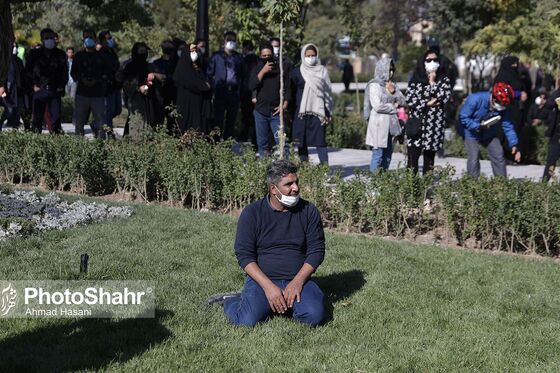 مراسم خاکسپاری استاد شجریان