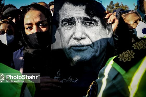 مراسم خاکسپاری استاد شجریان 2